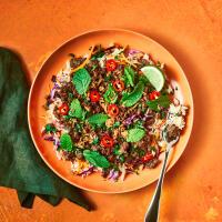 Thai-Style Sticky Chilli Beef & Fragrant Rice Salad