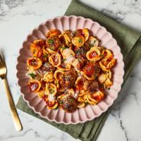 Sausage Meatball & Tomato Sauce With Fresh Orecchiette
