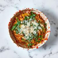 Sweet Pepper & Tomato Sauce With Fresh Orecchiette