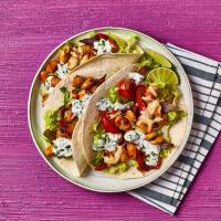 Veggie 'Nduja & Butter Bean Tacos With Lime Crema