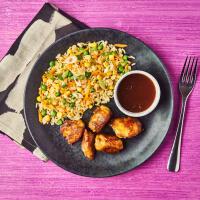 Chinese Takeaway-Style Chicken Balls With Vegetable Fried Rice