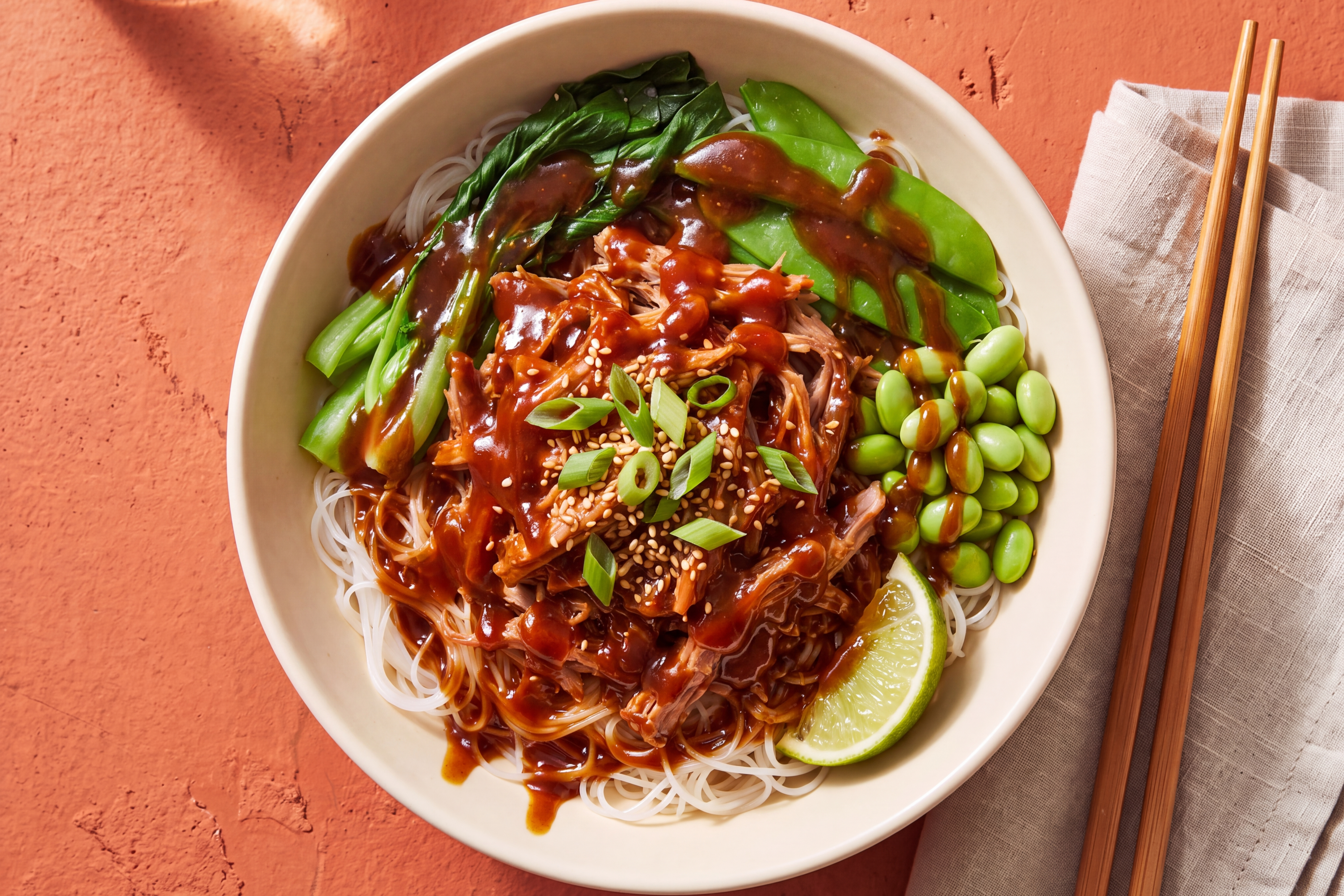 Sticky Hoisin Duck Noodles