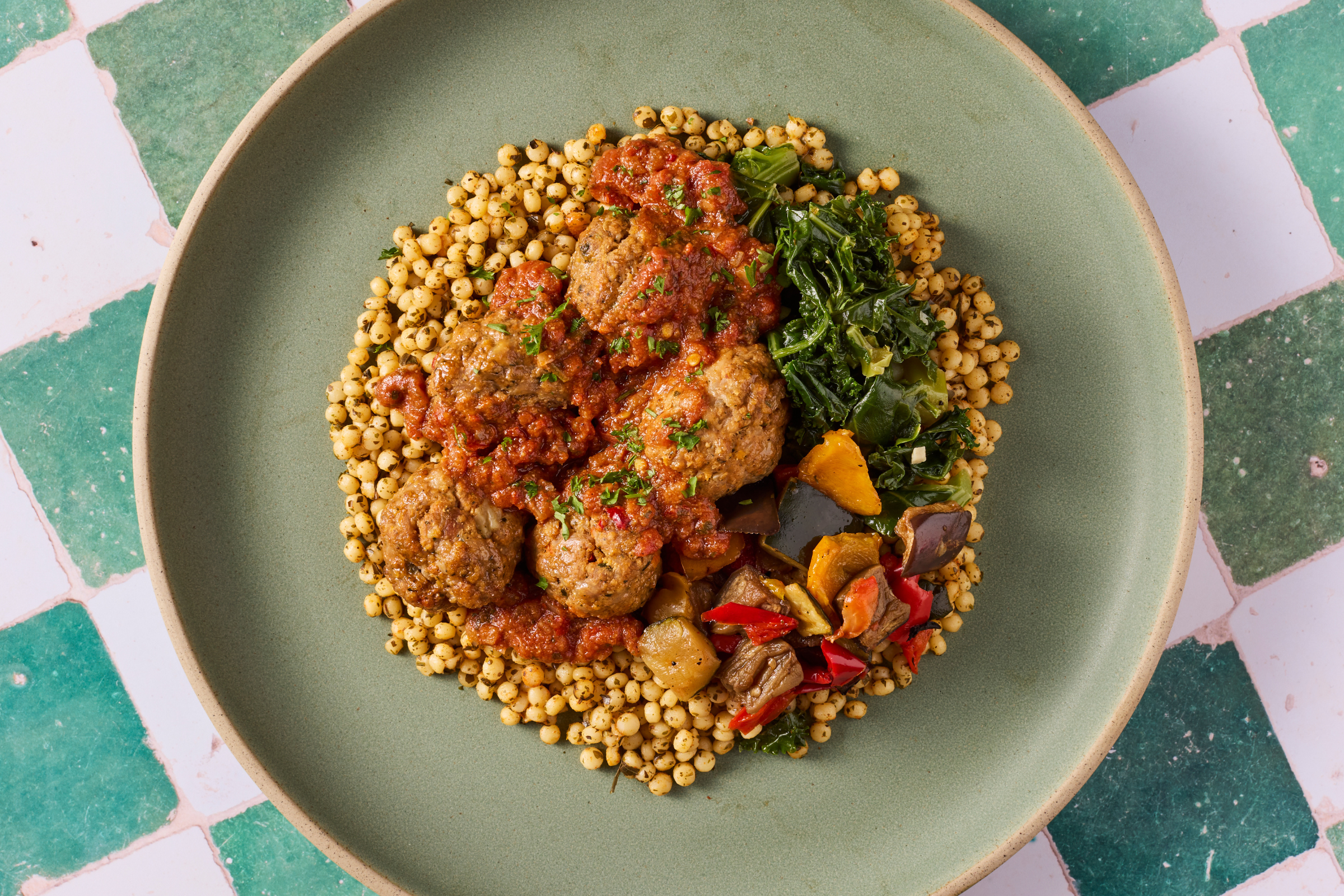 Harissa Lamb Meatballs