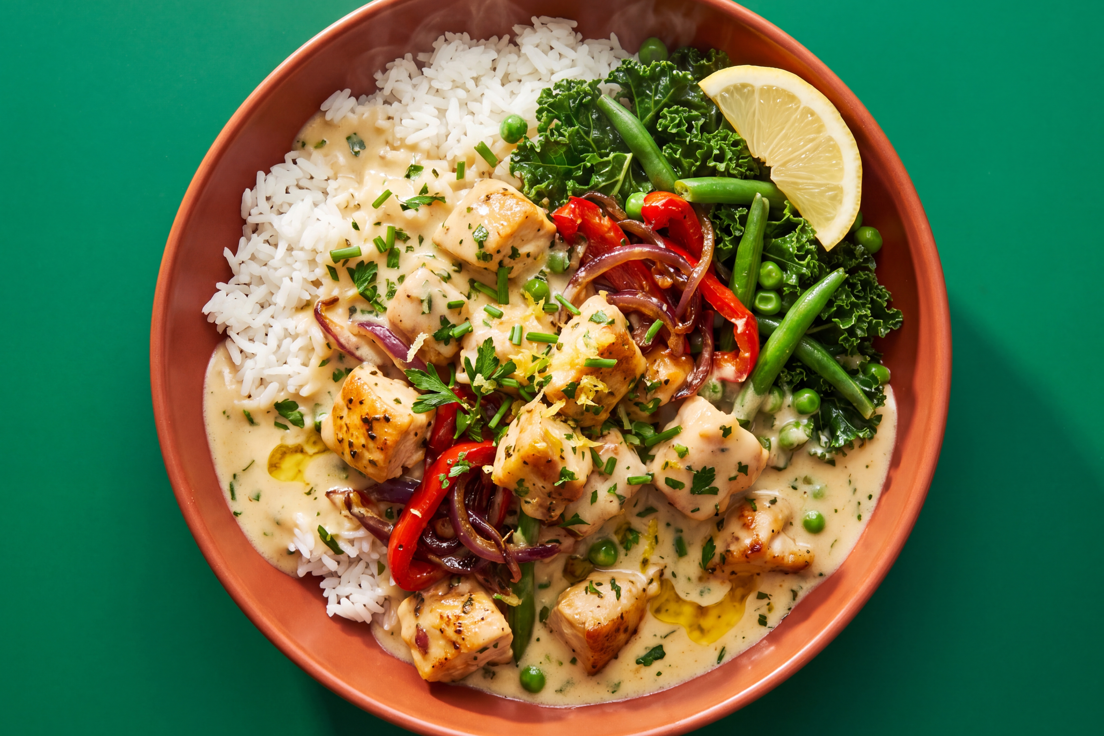 Creamy Lemon and Herb Chicken
