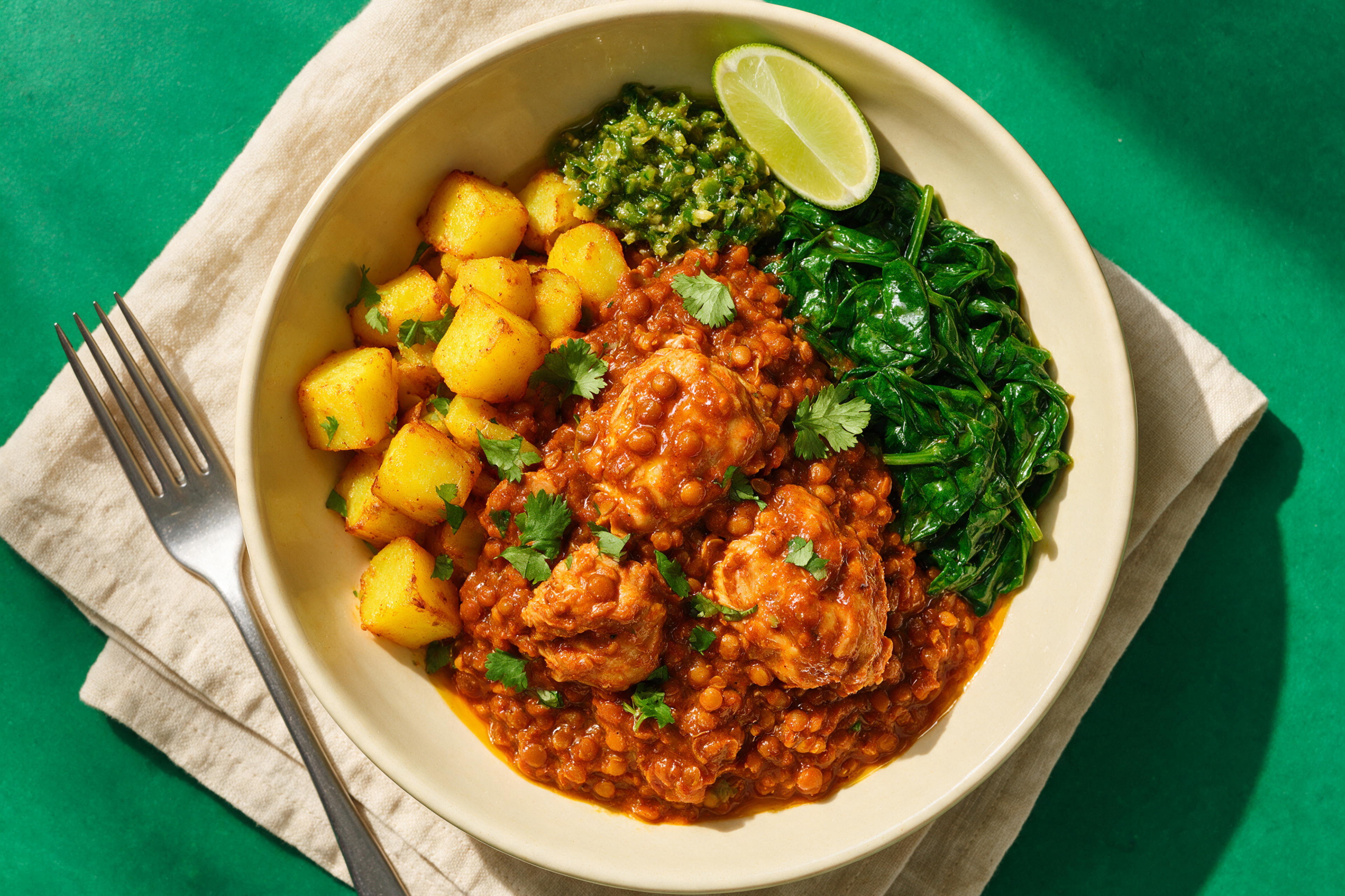 Chicken Dhansak