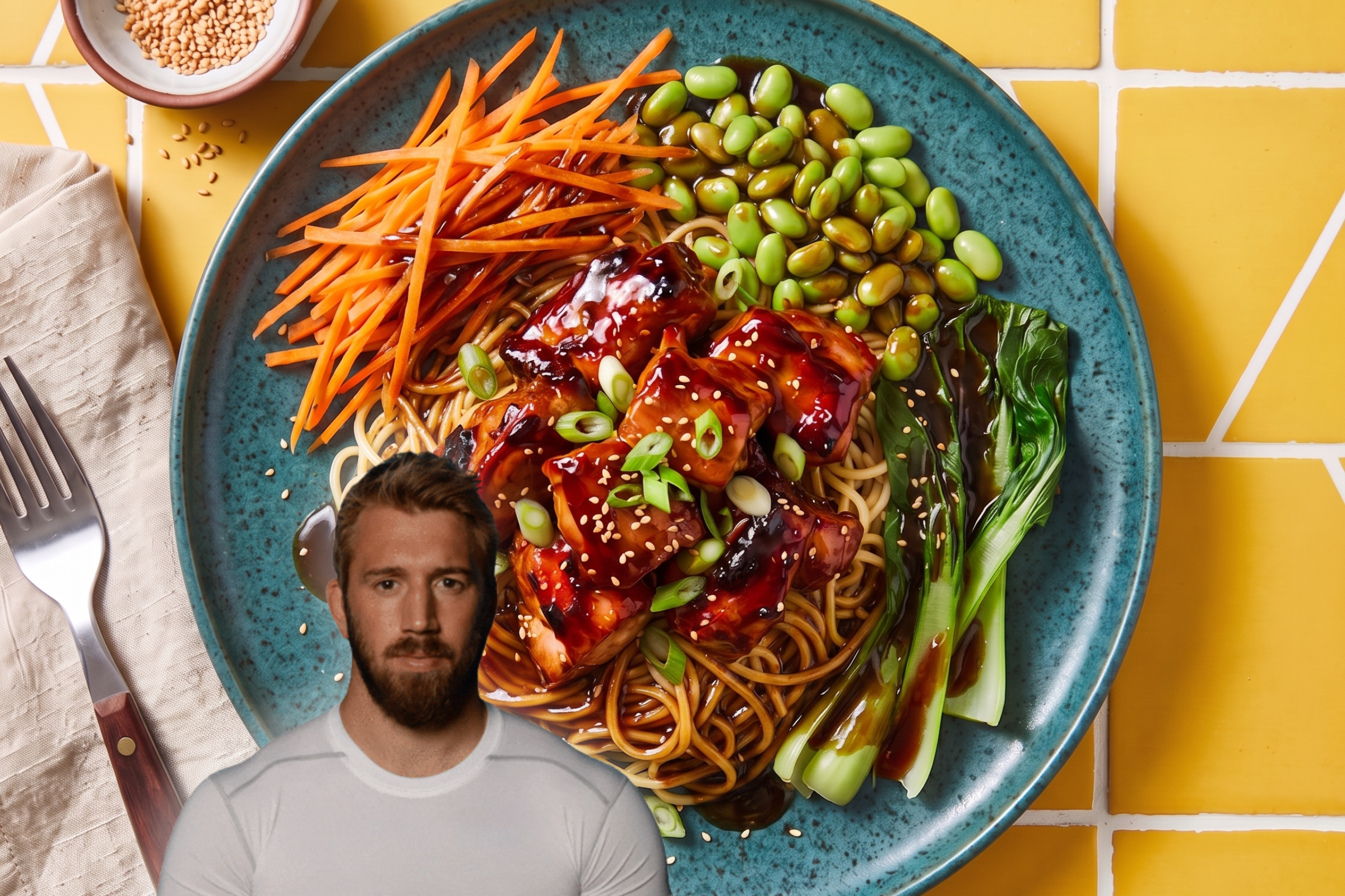 Chris Robshaw's Sticky Chinese Chicken Noodles