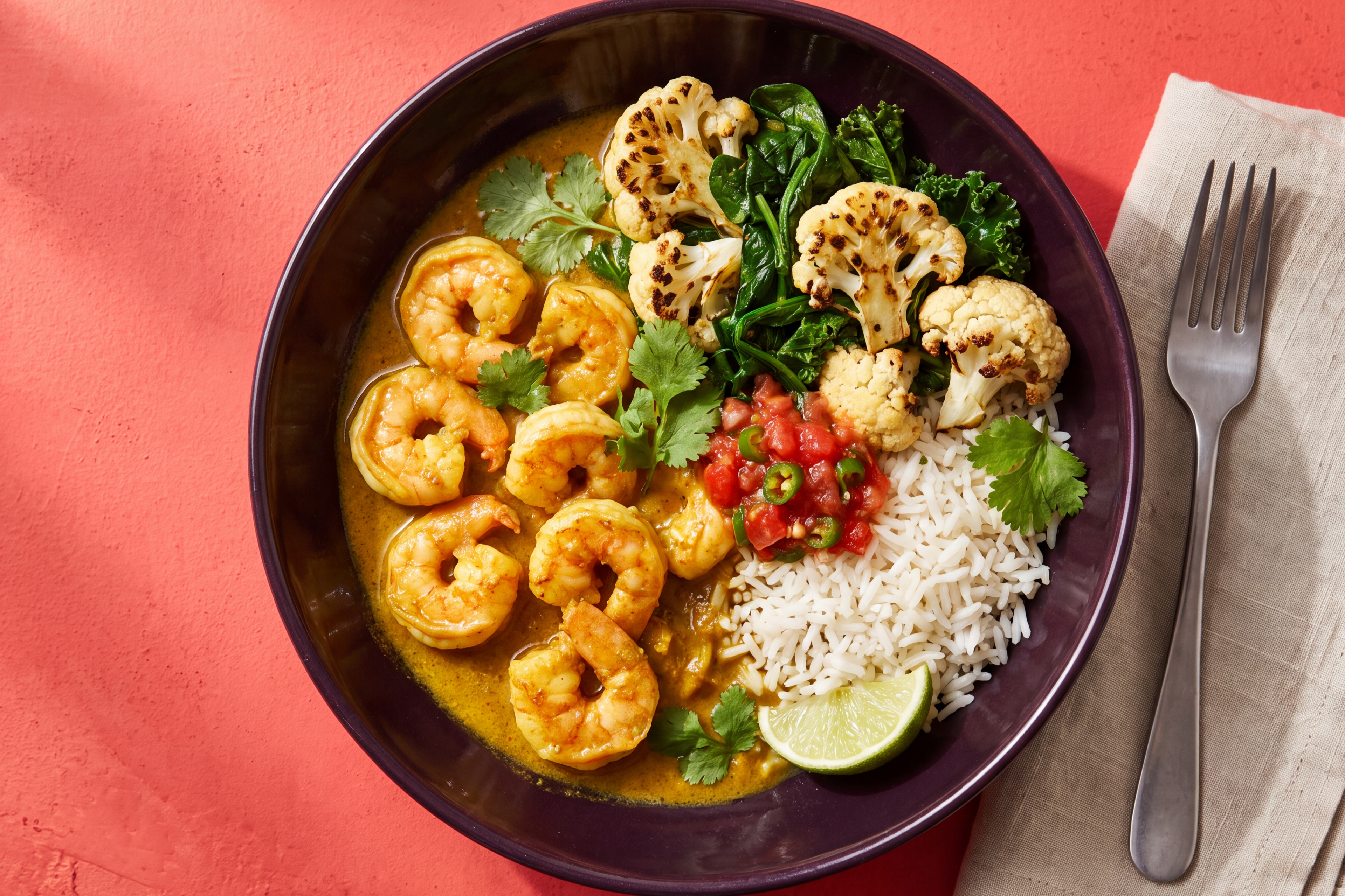 King Prawn & Coconut Curry