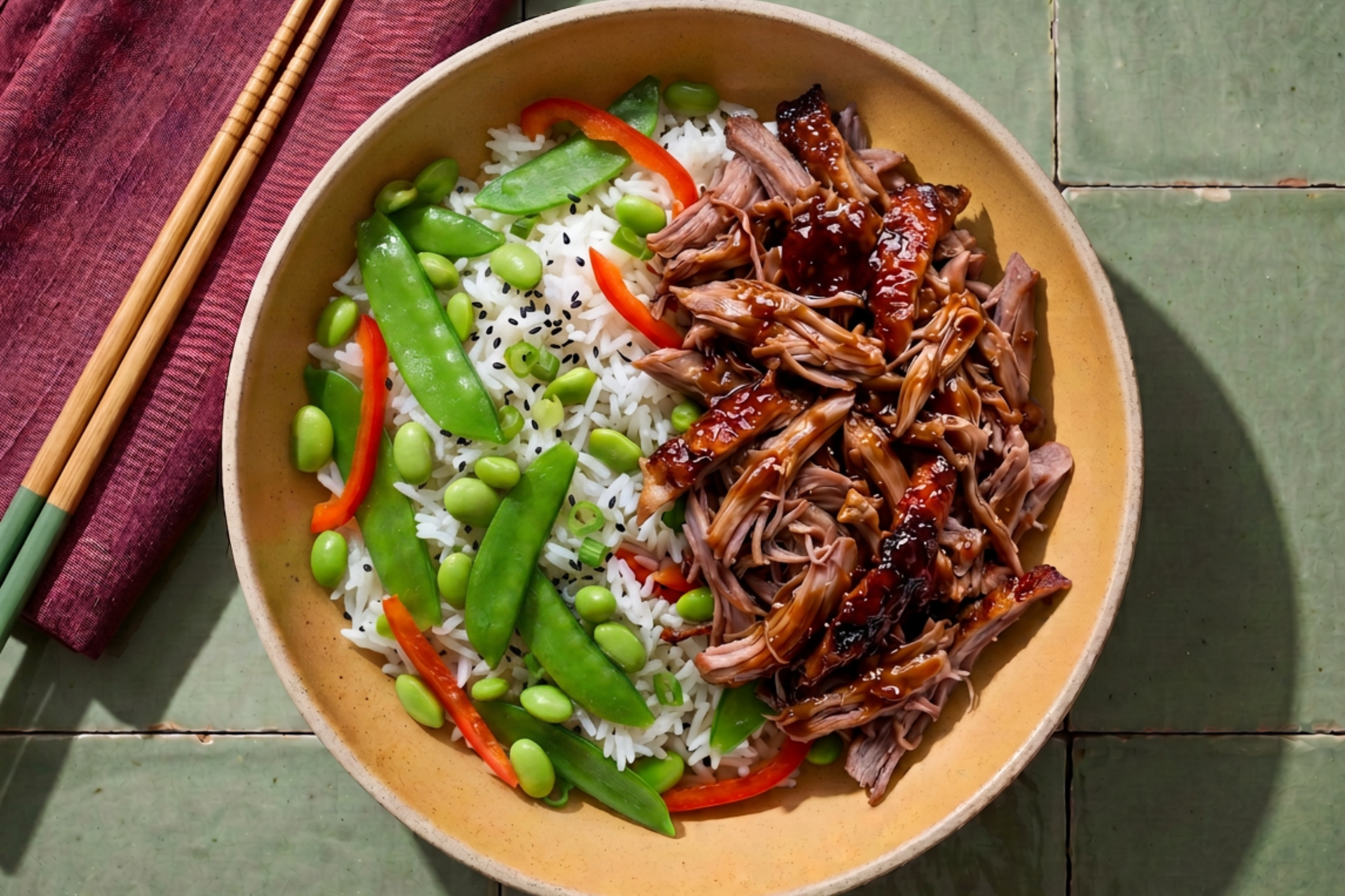 Sticky Hoisin Duck Rice